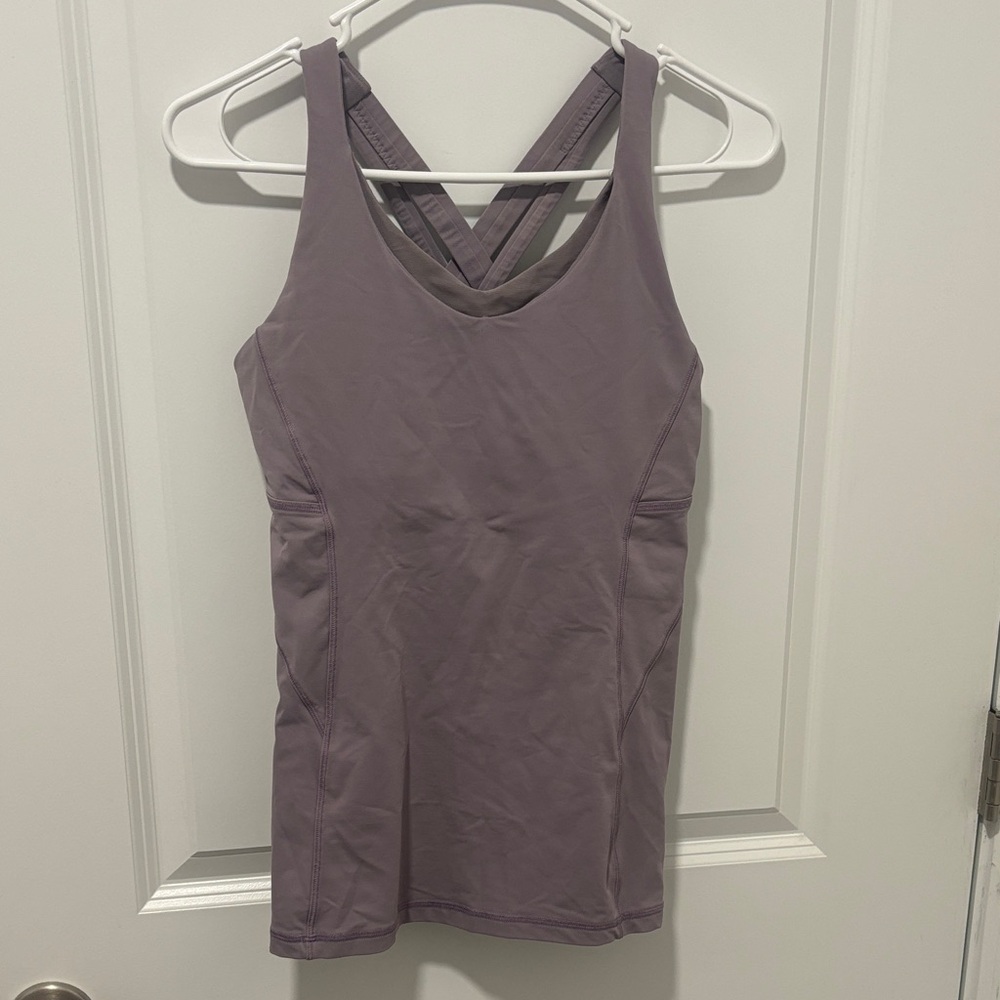 lululemon athletica Purple Cross-Back Tank Top